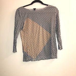 J. Crew 3/4 sleeve tee